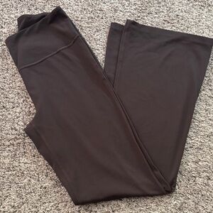 Brown Lululemon Flare Leggings
